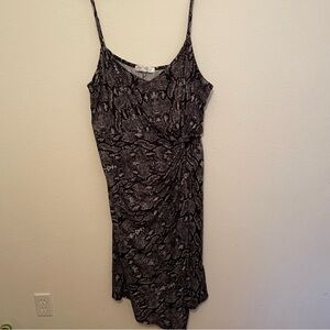 Dia & Co Socialite Curve Faux Wrap Dress Women’s 4X Snake Print